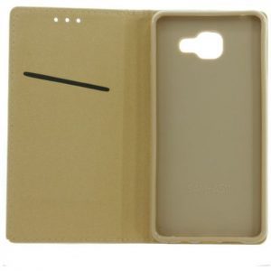 POWERTECH Θήκη Magnet Book για Samsung A5 2016, Gold, Blister | Αξεσουάρ κινητών | elabstore.gr