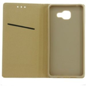 POWERTECH Θήκη Magnet Book για Samsung A5 2017, Gold, Blister | Αξεσουάρ κινητών | elabstore.gr