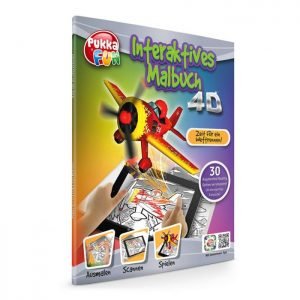 PUKKA FUN Βιβλίο ζωγραφικής 4D επαυξημένης πραγματικότητας, Race Day | Παιχνίδια | elabstore.gr