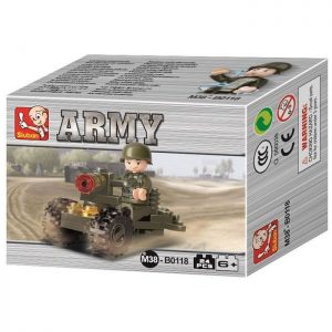 SLUBAN Τουβλάκια Army, Soldier M38-B0118, 24τμχ | Παιχνίδια | elabstore.gr