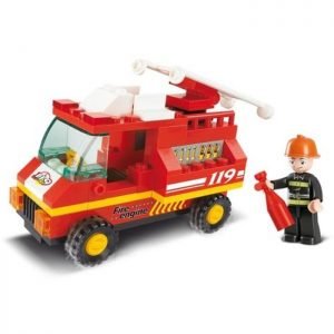 SLUBAN Τουβλάκια Town, Fire Truck M38-B0173, 74τμχ | Παιχνίδια | elabstore.gr