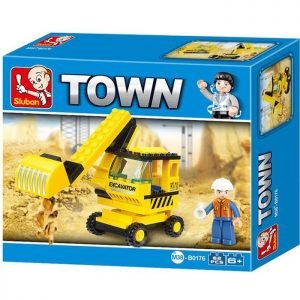 SLUBAN Τουβλάκια Town, Excavator M38-B0176, 62τμχ | eLabstore.gr SLUBAN Τουβλάκια Town, Excavator M38-B0176, 62τμχ | Παιχνίδια | elabstore.gr