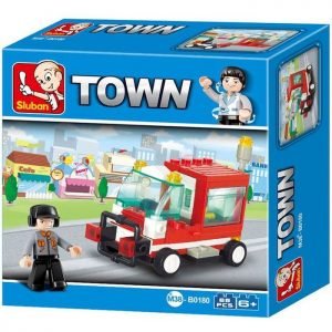 SLUBAN Τουβλάκια Town, Service Vehicle M38-B0180, 68τμχ | Παιχνίδια | elabstore.gr