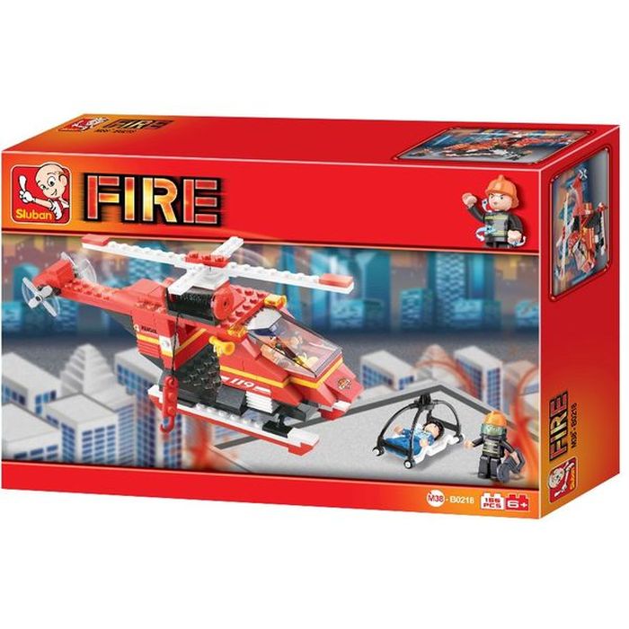 SLUBAN Τουβλάκια Fire, Rescue Helicopter M38-B0218, 155τμχ | eLabstore.gr SLUBAN Τουβλάκια Fire, Rescue Helicopter M38-B0218, 155τμχ | Παιχνίδια | elabstore.gr