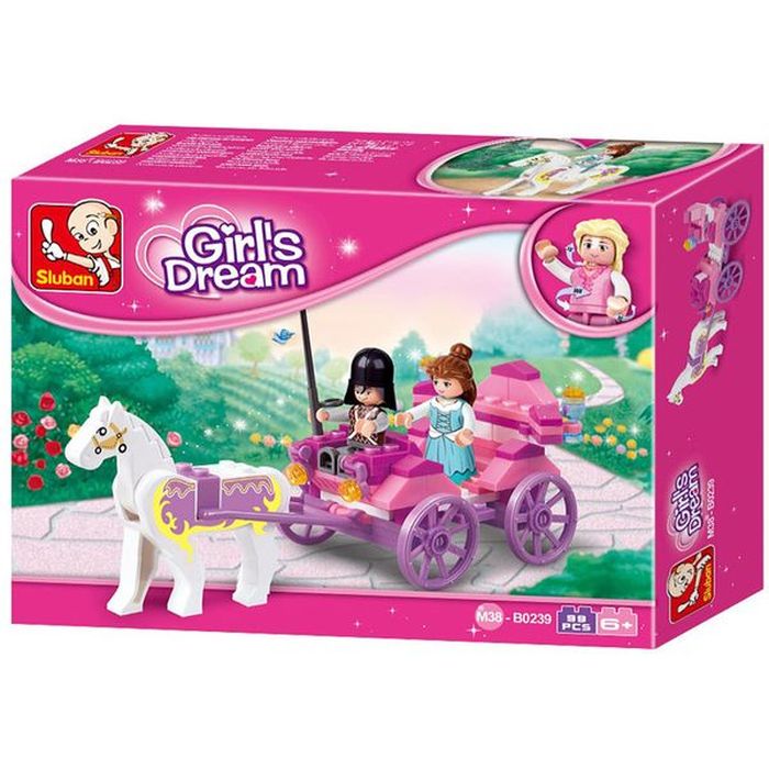 SLUBAN Τουβλάκια Girls Dream, Princess Carriage M38-B0239, 99τμχ | eLabstore.gr SLUBAN Τουβλάκια Girls Dream, Princess Carriage M38-B0239, 99τμχ | Παιχνίδια | elabstore.gr