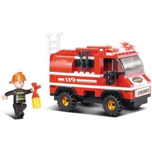 SLUBAN Τουβλάκια Fire, Fire Truck M38-B0276, 133τμχ | Παιχνίδια | elabstore.gr