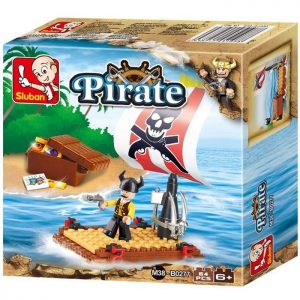 SLUBAN Τουβλάκια Pirate, Pirate Raft M38-B0277, 64τμχ | eLabstore.gr SLUBAN Τουβλάκια Pirate, Pirate Raft M38-B0277, 64τμχ | Παιχνίδια | elabstore.gr