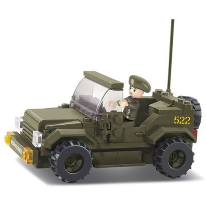 SLUBAN Τουβλάκια Army, Jeep M38-B0296, 121τμχ | eLabstore.gr SLUBAN Τουβλάκια Army, Jeep M38-B0296, 121τμχ | Παιχνίδια | elabstore.gr