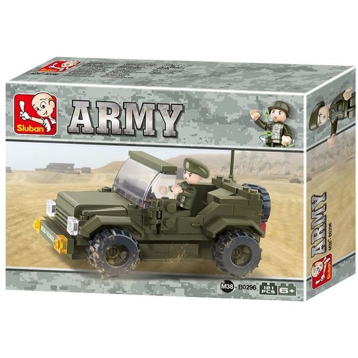 SLUBAN Τουβλάκια Army, Jeep M38-B0296, 121τμχ | eLabstore.gr SLUBAN Τουβλάκια Army, Jeep M38-B0296, 121τμχ | Παιχνίδια | elabstore.gr
