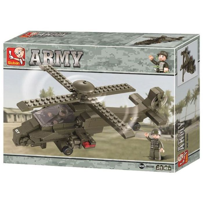 SLUBAN Τουβλάκια Army, Attack Helicopter M38-B0298, 199τμχ | eLabstore.gr SLUBAN Τουβλάκια Army, Attack Helicopter M38-B0298, 199τμχ | Παιχνίδια | elabstore.gr