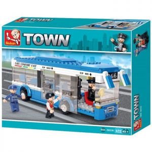 SLUBAN Τουβλάκια Town, City Bus M38-B0330, 235τμχ | Παιχνίδια | elabstore.gr