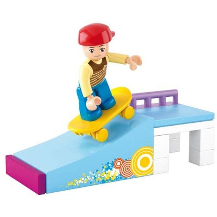 SLUBAN Τουβλάκια Girls Dream, Skate Ramp M38-B0512, 23τμχ | eLabstore.gr SLUBAN Τουβλάκια Girls Dream, Skate Ramp M38-B0512, 23τμχ | Παιχνίδια | elabstore.gr