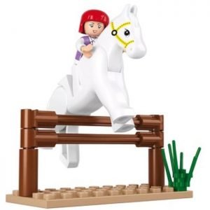 SLUBAN Τουβλάκια Girls Dream, Jumping Horse M38-B0517, 20τμχ | Παιχνίδια | elabstore.gr