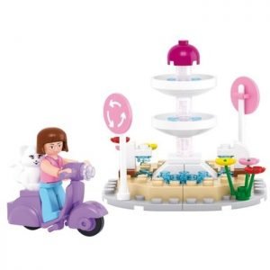 SLUBAN Τουβλάκια Girls Dream, Fountain M38-B0519, 79τμχ | Παιχνίδια | elabstore.gr