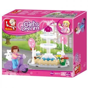 SLUBAN Τουβλάκια Girls Dream, Fountain M38-B0519, 79τμχ | Παιχνίδια | elabstore.gr