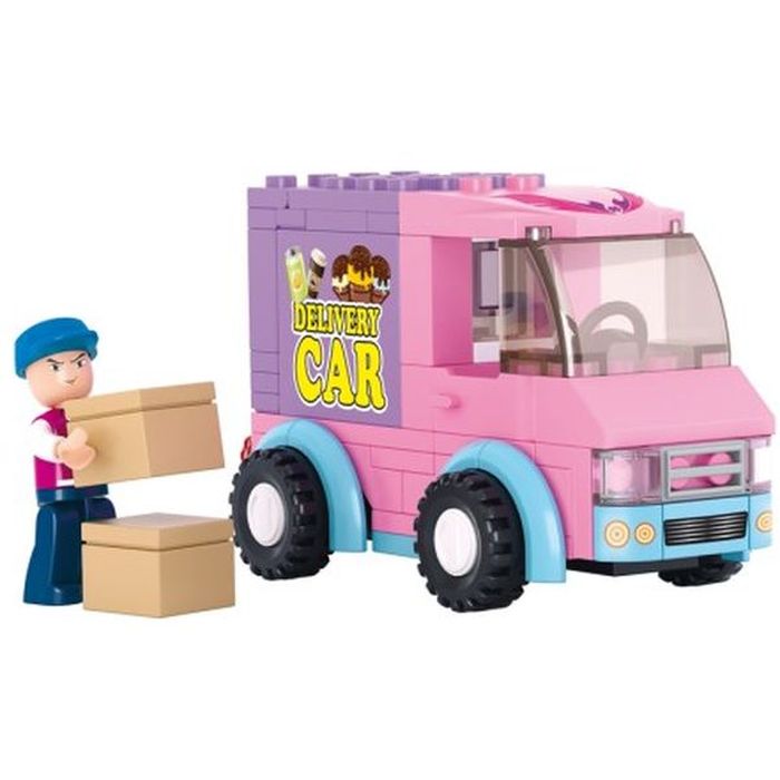 SLUBAN Τουβλάκια Girls Dream, Delivery Van M38-B0520, 102τμχ | eLabstore.gr SLUBAN Τουβλάκια Girls Dream, Delivery Van M38-B0520, 102τμχ | Παιχνίδια | elabstore.gr