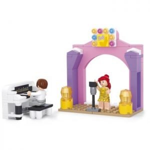 SLUBAN Τουβλάκια Girls Dream, Music Stage M38-B0521, 109τμχ | Παιχνίδια | elabstore.gr