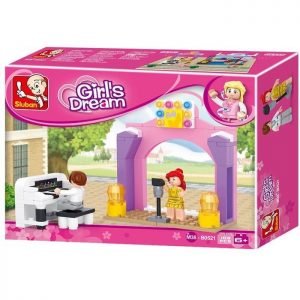 SLUBAN Τουβλάκια Girls Dream, Music Stage M38-B0521, 109τμχ | Παιχνίδια | elabstore.gr