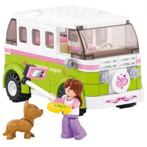 SLUBAN Τουβλάκια Girls Dream, Camper M38-B0523, 158τμχ | Παιχνίδια | elabstore.gr