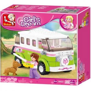 SLUBAN Τουβλάκια Girls Dream, Camper M38-B0523, 158τμχ | Παιχνίδια | elabstore.gr