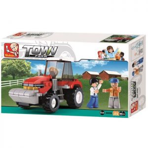 SLUBAN Τουβλάκια Town Farm, Tractor M38-B0556, 102τμχ | Παιχνίδια | elabstore.gr