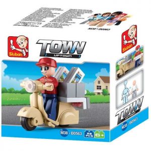 SLUBAN Τουβλάκια Town, Courier M38-B0563, 28 τμχ | Παιχνίδια | elabstore.gr