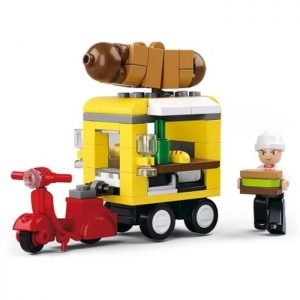SLUBAN Τουβλάκια Town, Hot-Dog Car M38-B0565, 112τμχ | Παιχνίδια | elabstore.gr