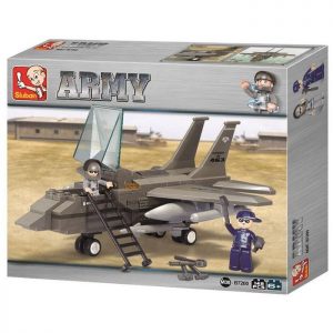 SLUBAN Τουβλάκια Army, Fighter Jet M38-B7200, 142τμχ | Παιχνίδια | elabstore.gr
