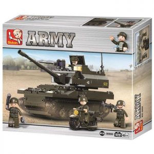SLUBAN Τουβλάκια Army, Tank M38-B9800, 258τμχ | Παιχνίδια | elabstore.gr