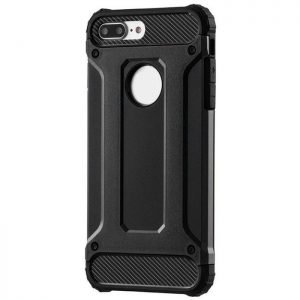POWERTECH θήκη Hybrid Protect για iPhone 7 Plus, μαύρη | Αξεσουάρ κινητών | elabstore.gr