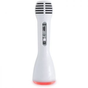 IDANCE Ασύρματο Bluetooth μικρόφωνο PM-6WH, LED, επαναφορτιζόμενο, λευκό | eLabstore.gr IDANCE Ασύρματο Bluetooth μικρόφωνο PM-6WH, LED, επαναφορτιζόμενο, λευκό | Εικόνα & Ήχος | elabstore.gr