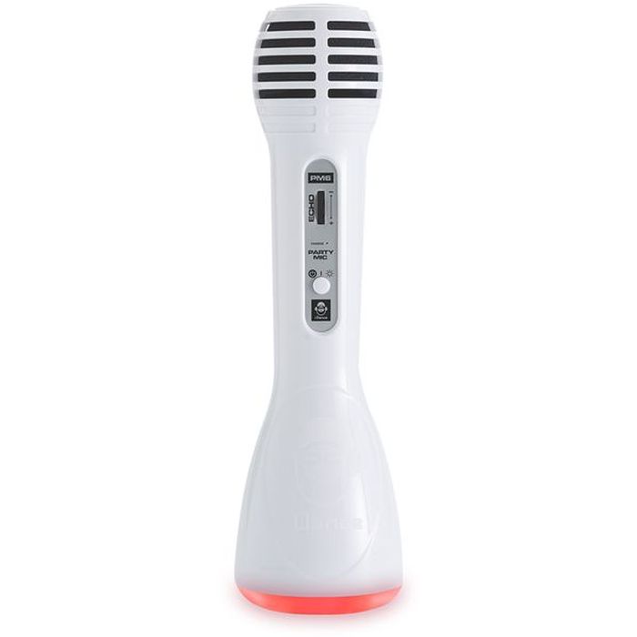 IDANCE Ασύρματο Bluetooth μικρόφωνο PM-6WH, LED, επαναφορτιζόμενο, λευκό | eLabstore.gr IDANCE Ασύρματο Bluetooth μικρόφωνο PM-6WH, LED, επαναφορτιζόμενο, λευκό | Εικόνα & Ήχος | elabstore.gr