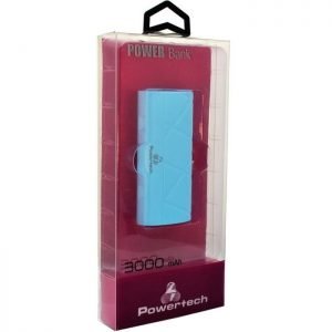 POWERTECH Power Bank Pocket 3000mAh, USB, Micro Input, Blue | Αξεσουάρ κινητών | elabstore.gr