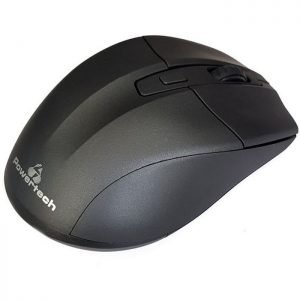 POWERTECH Ασύρματο ποντίκι PT-598, Οπτικό, 1600DPI, 6 πλήκτρα, μαύρο | Συνοδευτικά PC | elabstore.gr