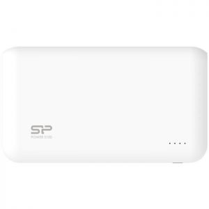 SILICON POWER Power Bank S100 10000mAh, 2x USB Output, White | Αξεσουάρ κινητών | elabstore.gr