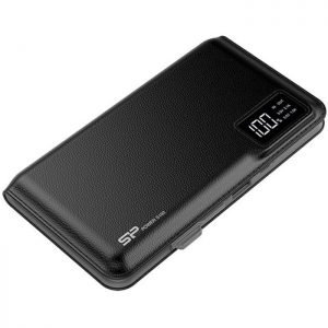 SILICON POWER Power Bank S103 10000mAh, 2x Connectors, Black | eLabstore.gr SILICON POWER Power Bank S103 10000mAh, 2x Connectors, Black | Αξεσουάρ κινητών | elabstore.gr