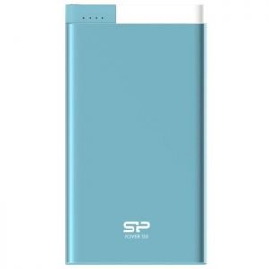SILICON POWER Power Bank S105 10000mAh, USB, Micro/Lightning Input, Blue | Αξεσουάρ κινητών | elabstore.gr
