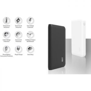 SILICON POWER Power Bank S200 20000mAh, 2x USB Output, Black | Αξεσουάρ κινητών | elabstore.gr