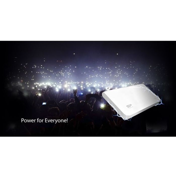 SILICON POWER Power Bank S50 5000mAh, 2x USB Output, White | eLabstore.gr SILICON POWER Power Bank S50 5000mAh, 2x USB Output, White | Αξεσουάρ κινητών | elabstore.gr
