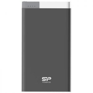 SILICON POWER Power Bank S55 5000mAh, USB, Micro/Lightning Input, Black | Αξεσουάρ κινητών | elabstore.gr