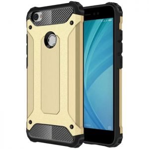 POWERTECH θήκη Hybrid Protect για Xiaomi Redmi Note 5A, χρυσή | Αξεσουάρ κινητών | elabstore.gr