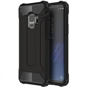 POWERTECH θήκη Hybrid Protect για Samsung Galaxy S9, μαύρη | Αξεσουάρ κινητών | elabstore.gr