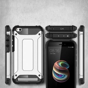 POWERTECH θήκη Hybrid Protect για Xiaomi Redmi 5A, ασημί | Αξεσουάρ κινητών | elabstore.gr