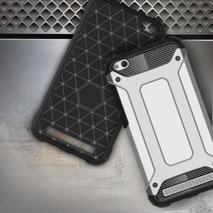 POWERTECH θήκη Hybrid Protect για Xiaomi Redmi 5A, ασημί | Αξεσουάρ κινητών | elabstore.gr