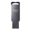 APACER USB Flash Drive AH360, USB 3.1 Gen1, 32GB, Black | Συνοδευτικά PC | elabstore.gr