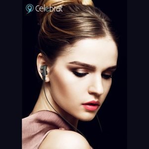 CELEBRAT earphones με μικρόφωνο H1, μαύρα | Αξεσουάρ κινητών | elabstore.gr