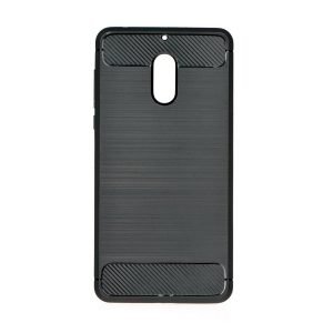 POWERTECH Θήκη Carbon Flex για Nokia 6, μαύρη | Αξεσουάρ κινητών | elabstore.gr