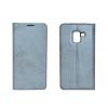 POWERTECH Θήκη Clarino Magnet Book για Samsung A8 2018, ασημί | Αξεσουάρ κινητών | elabstore.gr