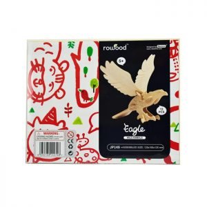 ROWOOD Ξύλινο 3D πάζλ αετός JP149, 13τμχ | Παιχνίδια | elabstore.gr