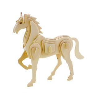 ROWOOD Ξύλινο 3D πάζλ άλογο JP207, 30τμχ | Παιχνίδια | elabstore.gr